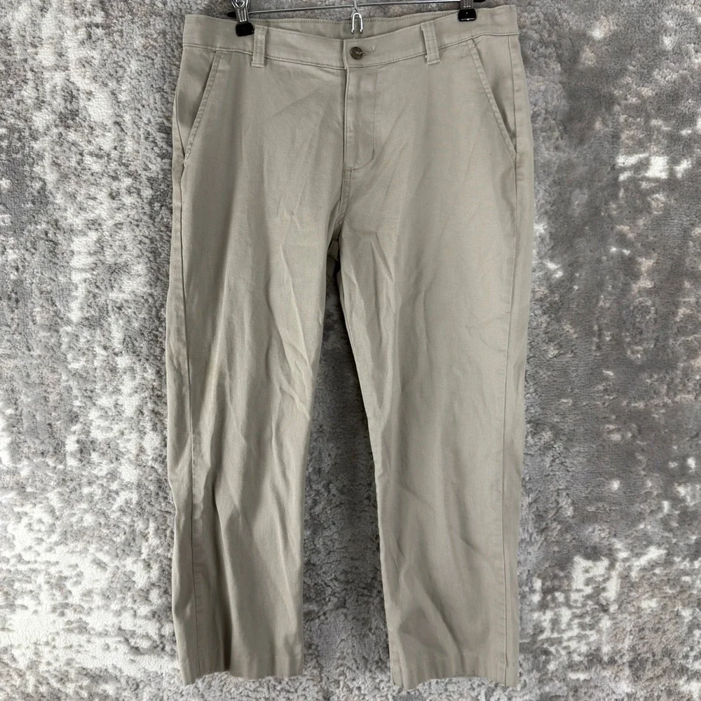 Chaps Girls Size 18 Khaki Chino Casual Workwear Trousers Pants Tan‎ Long Women